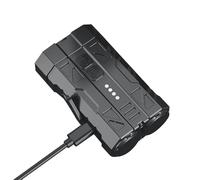 Genérico LED Flashlight High Lumen, Rechargeable Power Torch, Battery Display Spotlight, Portable Handheld Light for Hiking Climbing Cycling Riding Sports Camping Walking Use, Long Range Beam