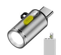 Genérico LED Flashlight - Outdoor Lighting Tool for Adventure | Sturdy Metal Construction with Multiple Modes Zoom Feature, Lightweight Waterproof Torch for Hiking Camping Work Use 0.51x0.51x1.22 in