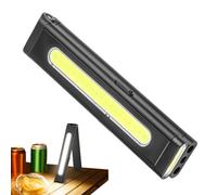 Genérico LED Flashlight - Rechargeable Spotlight | Handheld Torch, Foldable Searchlight with Ruler Outdoor Camping Hiking Adjustable Powerful Flashlight for Hunting