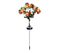 Genérico LED Flower Tributes Light, Memorial Garden Decor, Color Changing Artificial Floral Lamp Set, 28.7 inches Outdoor Waterproof Cemetery Decoration Design for Patio Sympathy Light Display