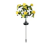 Genérico LED Flower Tributes Light, Memorial Garden Decor, Color Changing Artificial Floral Lamp Set, 28.7 inches Outdoor Waterproof Cemetery Decoration Design for Patio Sympathy Light Display