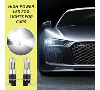 Genérico LED Fog Lights - Automotive Driving Lamps for Cars and Trucks | Bright White LED Fogs Lamps Improve Visibility in Rain Fog Snow and Low Light Conditions with Easy Installation