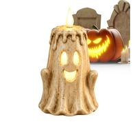 Genérico LED Ghost Candle LED Halloween Decoration With Remote Control
