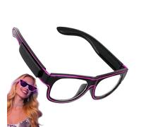 Genérico LED Glasses Party, Light Up Sunglasses, Flashing Luminous Eyewear, Fun Party Favors Accessories, for Kids, Adults, Dance, Cosplay, Pool, Birthday, Halloween, Festival