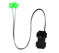 Genérico LED Glowing Eyes, Halloween Light Up Skull Decor with Timer,Spooky
