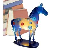 Generico Led Horse Night Lights - Dimmable Adjustable Nightlight | Horse for Nursery Bedroom Kids Living Home, Warm White Soft Eye-Care Bedside Lamp, Equestrian Themed Decor for Girl