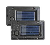 Genérico LED Lantern Panel - Landscape Lamp Mechanisms, 2.76x1.57 Inch Outdoor Waterproof Automatic Battery Housings with Solar Charger Tops, Pathway Light Modules, Replacement Bases for Garden Yard