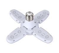 Genérico LED Lights, Ceiling Lamp, Bright Illumination Adjustable Easy Installation ABS Material Flexible Compact, Folding Light Panels for Home Indoor Living Room Basement, 7.68 * 3.35Inches, White
