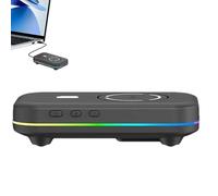 Genérico LED Mice, Abs Prevent Computer Lock Screen RGB Light Tech Mice, 5.12x2.99x1.3 pulgadas Adorable Desktop Device, Optical Sensor LED, Tabletop Supplies for Women, Men