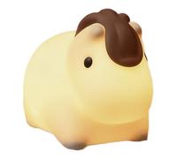 Genérico Led Night Lights - 5.51x3.07x3.74 Inches Touch Control Silicone Horse Shaped, Night Lights For Kids, Touch Control Nightt Lamp For Bedrooms, Nursery, Living Room, Kitchens, Den, Entryway