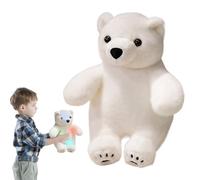 Genérico LED Polar Bear Plush Toy - Soft Stuffed Animal with Night Light | Decorative Hugging Pillow for Home, Bedroom, Nursery, Birthday Gift, Party Favor for Children, Adolescentes, Adultos