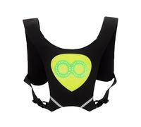 Genérico LED Running Vest, Reflective Light-Up Safety Gear, Adjustable Waterproof Visibility Vest with MusicSync Feature for Women Men Adults Kids, Jogging Night Walks Cycling Outdoor Use