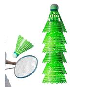 Genérico LED Shuttlecock Set, Glow Badminton, Windproof Lighting 1.06 Inches, Sturdy Training Bird, Light-Up Fitness Game for Night Play Kids Adults Court Tournament