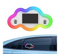 Genérico LED Sign for Car Window | Cloud Shaped Suction Cup Illumination with Multiple Modes - Car Window Light Up Sign - for Truck Windshield Vehicle Night Driving Stops Women Men