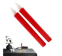 Generico LED sin llama | 2 piezas decorativas festivas - parpadeantes para fiestas | Para casa, alquileres, restaurantes, habitaciones, salones, mesas, cenas, terrazas, baños, bodas, fiestas