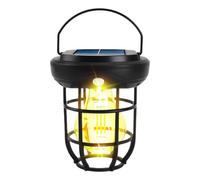 Genérico LED Solar Camping Lantern - LED Waterproof Camping Lantern - Multifunctional High Brightness Outdoor Lanterns, Dangling Lights for Sidewalks, Parties
