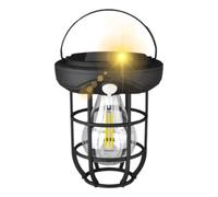 Genérico LED Solar Camping Lantern - LED Waterproof Camping Lantern - Multifunctional High Brightness Outdoor Lanterns, Dangling Lights for Sidewalks, Parties