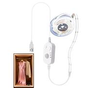 Genérico LED Streifenleuchte Bewegungsmelder - USB-Aufladbare 90 cm Lampe | Treppen LED-Streifen | Schrank Treppe Schlafzimmer Küche Speisekammer Keller Unterbett Theke Nachtlicht Beleuchtung