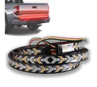 Genérico LED Tailgate Light Bar Strip,Signal Break Reverse, Arrow Design Turn Signal Strip, Waterproof Flexible Tailgate Light for Work and Towing (Straight out,59in)