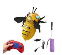 Genérico Led Wall Driving Crawler Car Toy Bee, Rechargeable Walls Bees Design Leds Eyes Climbing Floor Stunt Kids Vehicle | Ideal for Age 3 Plus Boys Girls Birthday Home Party Outdoor Fun Play
