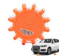 Genérico LED Warning Light - ABS 9.5cm, Roadside Safety Light, Waterproof Design | 9 Flashing Modes, Flashing Beacon, Vehicle Hazard Lights For Minivan, Truck, Caravan, Roadside Emergencies