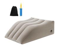 Genérico Leg Elevating Pillow, Ergonomic Support Cushion, Inflatable Wedge Pillow with Adjustable Height System, Portable Design with Compact Build, Pressure Relief Alignment System, Comfort Solution