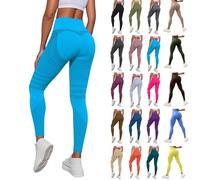 Genérico Leggings 3D Anticelulítico Mujer, Leggins Compresión Alta para Celulitis Push Up, Talla Alta Sin Costuras Moldeadores Cuerpo para Yoga Fitness Gimnasio Running