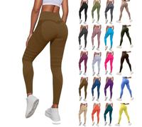 Genérico Leggings 3D Anticelulítico Mujer, Leggins Compresión Alta para Celulitis Push Up, Talla Alta Sin Costuras Moldeadores Cuerpo para Yoga Fitness Gimnasio Running