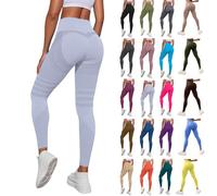 Genérico Leggings 3D Anticelulítico Mujer, Leggins Compresión Alta para Celulitis Push Up, Talla Alta Sin Costuras Moldeadores Cuerpo para Yoga Fitness Gimnasio Running