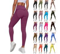 Genérico Leggings 3D Anticelulítico Mujer, Leggins Compresión Alta para Celulitis Push Up, Talla Alta Sin Costuras Moldeadores Cuerpo para Yoga Fitness Gimnasio Running