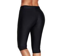 Genérico Leggings Capri para Mujer,Mallas Cortas Mujer Control de Vientre Pantalones Deportivos Push Up Mayas Deportivas Ropa Gimnasio Abdomen Entrenamiento Yoga