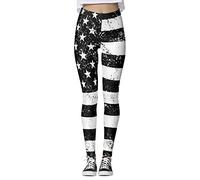 Genérico Leggings Mujer Personalizado Fiesta Nacional Pilates Carrera Bandera Patriótica Yoga Pantalones Seguridad Falda Bragas Mujer, Le Noir, S