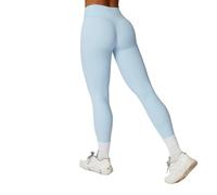 Genérico Leggings Mujer Yoga Cintura Alta Largo Secado Rápido Elástico Realce Glúteos Suave Deportivo