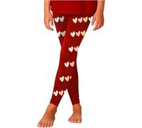 Genérico Leggings Niña, Pantalón Infantil Fitness Estampado, Diseño Flexible Ajustado con Cintura Cómoda para Deporte Colegio y Diario 3-14 Años