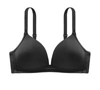 Genérico Leggings para niño cálido sujetador sexy delgado sin y sin montura de acero para mujeres Body Embarazo Maternidad, Le Noir, 36
