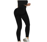 Genérico Leggins de CompresióN 3D para Mujer Leggings Deportivos Anticelulitis de Cintura Alta con Efecto Push Up Pantalón de Yoga Moldeador y Opaco para el DíA A DíA Fitness y Una SensacióN Ligera