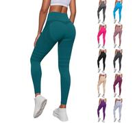 Genérico Leggins Deportivos Mujer 3D Anticelulitico Viva Cuerpo Anticelulitis Leggins Push Up Celulitis Compresión 3D Yoga Leggings Cintura Alta Mallas de Compresión