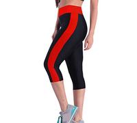 Genérico Leggins Mujer Push Up Deporte Deportivos Cortos Leggings 3/4 Talla Grande Opaco Scrunch Elasticos Mallas Capri Cintura Alta Antirozaduras Transpirable Leggins Bolsillo Correr Fitness Running