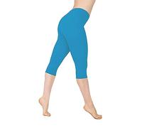 Genérico Leggins Mujer Push Up Deportivos Deporte Cortos Mallas 3/4 Cintura Alta Sin Costuras Elasticos Leggins Capri Talla Grande Opaco Scrunch Transpirable Leggings Bolsillo Pilates Fitness Jogging
