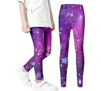 Genérico Leggins NiñA Invierno,Leggings De Cintura Alta con Forro Polar para NiñAs Mallas TéRmicas De Invierno Pantalones EláSticos Suaves para NiñOs PequeñOs Ropa De Juego