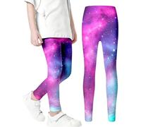 Genérico Leggins NiñA Termicos,Leggings De Cintura Alta con Forro Polar para NiñAs Mallas TéRmicas De Invierno Pantalones De Capa Base Suaves Y EláSticos para NiñOs PequeñOs