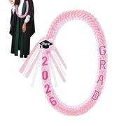 Genérico Lei de Graduación de Cinta - Collar de Graduación de 120 cm - Cinta felicitaciones para 2026 - para Mujeres, Hombres, graduados, Estudiantes universitarios de último año, Ceremonia de Fin de