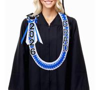 Genérico Lei de Graduación de Cinta - Guirnalda de graduación Artesanal 120 cm,Leis Promoción 2026 | para Mujeres, Hombres, graduados, Estudiantes universitarios de último año, Ceremonia de Fin de