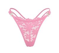 Genérico Lencería Sexy Caliente Tanga de Encaje para Mujeres, Bragas Sexy Talle Baja Calada, Fina, Tanga G, rosa, M