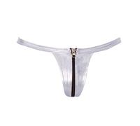 Genérico Lencería sexy para mujer traviesa caliente tanga para hombre, bajo exótico, ropa interior, con cremallera, tinte liso, erótico, masculino, seductor, con cierre, parte inferior audaz para