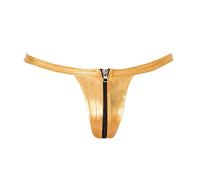 Genérico Lencería sexy para mujer traviesa caliente tanga para hombre, bajo exótico, ropa interior, con cremallera, tinte liso, erótico, masculino, seductor, con cierre, parte inferior audaz para