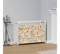 Genérico Leñero 90x28x65 cm Acero Laminado en frío,Casa y jardín,Accesorios para hornos de leña y chimeneas,Bolsas y Soportes de leña,7.45 KG,864204