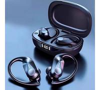 Genérico Lenovo LivePods LP75 Bluetooth 5.3 - Auriculares Deportivos para Gimnasio y Correr, Negro