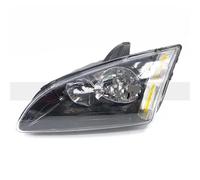 Genérico lente de faro coche principal Para Ford Para Focus 2005 2006 2007 2008 Faro Delantero Faro Delantero Conjunto De Luces Delanteras cubierta del faro del coche(Black Left)
