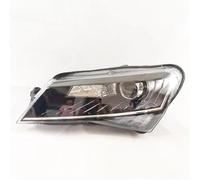 Genérico lente de faro coche principal Para Skoda Para Superb 13~16 Conjunto Faros Delanteros Automóvil Luz Circulación Diurna Faros Delanteros Completa Faros Halógenos Cubierta Lámpara(Izquierda)